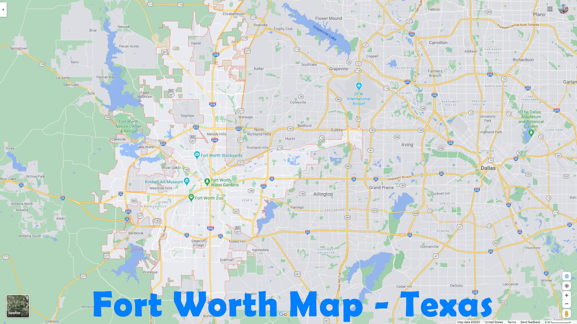 Fort Worth Carte   Texas
